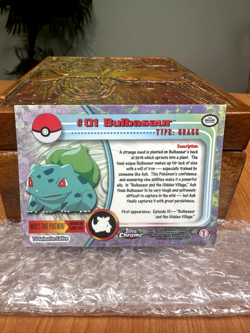2000 Pokemon Topps #01 Bulbasaur Chrome Near Mint (NM) - Image 2