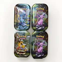 Pokemon TCG Prismatic Evolutions Set of 4 Mini Tins - Sealed/New - Image 1