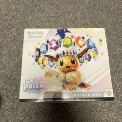 Pokemon TCG Prismatic Evolutions Elite Trainer Box ETB Sealed # 7 with tear - Image 1