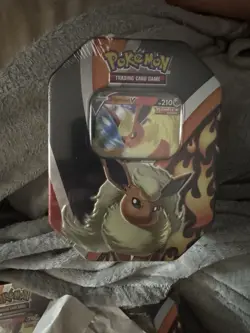 Pokemon - Eevee Evolutions "Flareon V Tin" Sealed - Image 1