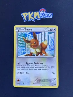 Pokemon TCG Eevee Plasma Freeze 90/116 Regular LP. - Image 1
