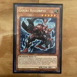 YuGiOh Gouki Riscorpio COTD-EN011 1st Edition Rare Konami - Image 1