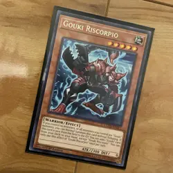 YuGiOh Gouki Riscorpio COTD-EN011 1st Edition Rare Konami - Image 2