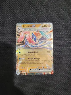 Pokemon Greninja EX TCG Card 106/167 Sv06 Twilight Masquerade Double Rare Holo - Image 1
