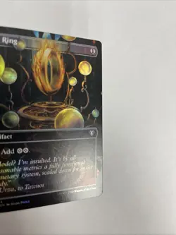 Sol Ring Borderless Foil Commander Masters Card #0703 MTG LP - Image 2