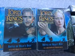 Huge LOTR starter deck lot Ents of Fangorn Battle of Helm's Deep + loose cards - Image 5