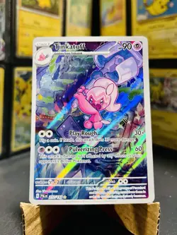 Tinkatuff 217/193 Illustration Rare Holo Pokemon Card NM Condition Never Played - Image 1