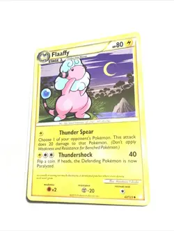 FLAAFFY - 42/123 - HeartGold SoulSilver HGSS - Pokemon Card - NM - Image 1