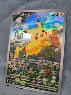 Pokemon 2024 Pikachu SVP #88 Black Star Promo Full Art Holo Raw Card - Image 2