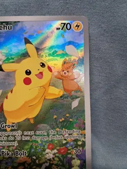 Pokemon 2024 Pikachu SVP #88 Black Star Promo Full Art Holo Raw Card - Image 5