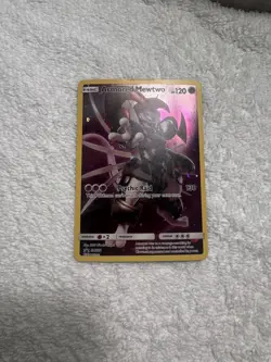 Pokemon TCG Armored Mewtwo Holo Rare Black Star Promo Card SM228 MP - Image 1