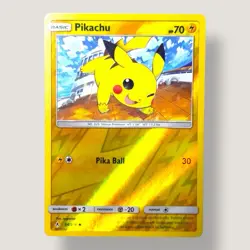 Pokemon TCG - Pikachu 54/214 Reverse Holo Card - Sun & Moon Unbroken Bonds (LP) - Image 1