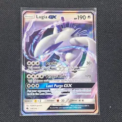 Lugia GX - 159/214 - Ultra Rare - Lost Thunder - Pokemon Card - LP - Image 1