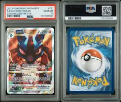 Pokemon TCG Crown Zenith Lucario VSTAR SWSH291 Promo Card PSA 10 - Image 3