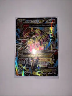 Pokemon TCG Primal Groudon EX Full Art Ultra Rare Card 86/160 NM [A] - Image 1