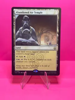 MTG TLA Abandoned Air Temple Land Regular Non-Foil NM - Image 1