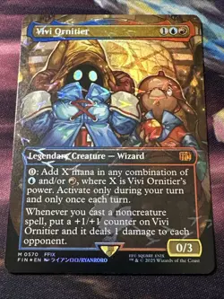 Vivi Ornitier - Borderless - Chocobo Track Foil - Final Fantasy #570 Mythic, NM - Image 1
