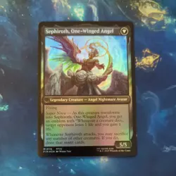 Sephiroth Fabled Soldier/One Winged Angel Final Fantasy Magic the Gathering Foil - Image 2