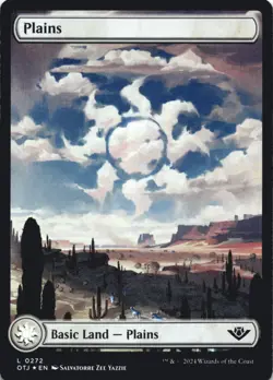 MTG Plains (0272) Foil NM Outlaws of Thunder Junction Magic 272 - Image 1