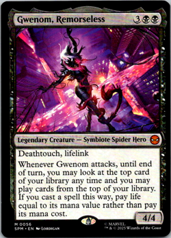 Gwenom, Remorseless #56 || MTG - Marvel's Spider-Man || 2025 - Image 1