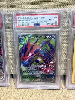 Pokemon Cards PSA 8 Lot Of 3 , Charmander 1st Edition, #50, Eternatus #44 #45 - Image 3