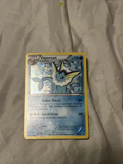 Pokemon - HOLO - Vaporeon BW89 Black & White Promos Holo Black Star Promo - Image 1