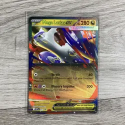 Pokemon TCG Mega Latias Ex MEP 011 Black Star Promo & Jumbo Lenticular - Image 4