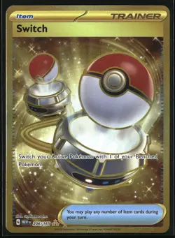 Pokemon - Switch 206/165 | Scarlet & Violet-151 | Holo Hyper Rare - Image 1