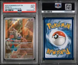 2024 POKEMON SVP EN-SV BLACK STAR PROMO #075 MIMIKYU PSA 9 - Image 3