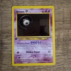 Unown [C] 057/105 - 1st Edition - Neo Destiny NM Condition Pokemon TCG Vintage - Image 1