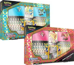 Pokemon Crown Zenith Premium Figure Collection Set of 2 Zamazenta/Zacian - Image 1