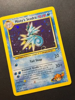 Pokemon TCG - Misty's Seadra - Holo - Prerelease - Gym Heroes - ENG - Excellent - Image 2