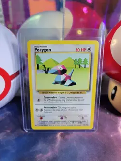 Porygon 39/102 Pokemon TCG Base Set Unlimited Regular Uncommon LP - Image 1