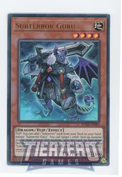 Yugioh Subterror Guru BLHR-EN084 Ultra Rare 1st Edition NM/LP - Image 1