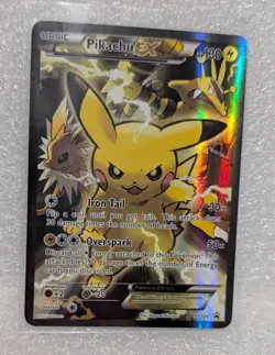Pikachu EX - XY124 - Pokemon XY Promo Ultra Rare Card HP - Image 1
