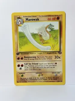 Marowak 39/64 Jungle 1st Edition Non Holo Pokemon Card - Image 1