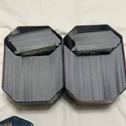 Pokemon Triple Power Tin Shiny Gyarados & Machamp EX 2016 + 1000 Bulk S&V Cards 820650801020 - Image 3