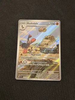 Pokemon TCG S&V Temporal Forces: Mudsdale 175/162 Illustration Rare Card - NM - Image 1
