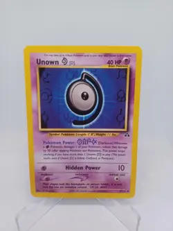 Unown [D] 47/75 Neo Discovery Regular - Pokemon TCG Card - Image 1