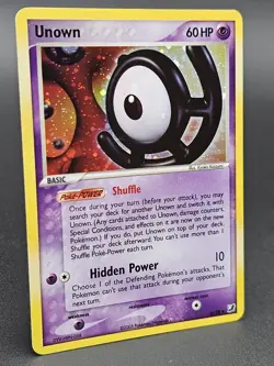 Pokemon TCG Unown U/28 EX Unseen Forces Ultra Rare Holo Card - Image 2