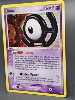 Pokemon TCG Unown U/28 EX Unseen Forces Ultra Rare Holo Card - Image 3