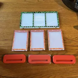 Pokemon Card Display Case Acrylic Magnetic Ultra Pro Lot Of 4 With Stands - Image 1