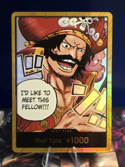 DON!! Card (Gol.D.Roger) (Gold) Carrying On His Will - Image 1