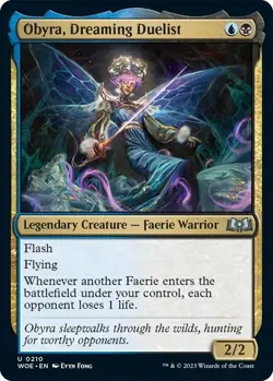 Obyra, Dreaming Duelist 210 -Foil- MTG NM Wilds of Eldraine - Image 1