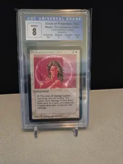 Alpha Circle of Protection, Red CGC 8 - Image 1