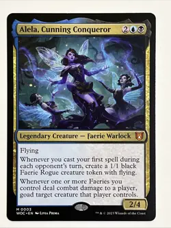 Alela, Cunning Conqueror 0003 WOC Commander: Wilds of Eldraine MTG - Image 1
