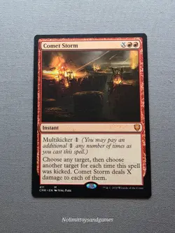 MTG Comet Storm #411 Mythic Commander Legends Magic The Gathering Free Shipping - Image 1