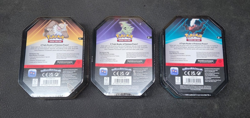 Lot Of 3 Pokemon TCG Triple Whammy Tin Set Darkrai, Slaking and Tyranitar Sealed - Image 3