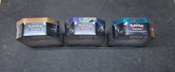Lot Of 3 Pokemon TCG Triple Whammy Tin Set Darkrai, Slaking and Tyranitar Sealed - Image 5