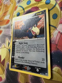 Murkrow - 30/115 - Pokemon Ex Unseen Forces Reverse Holo NM / LP - Image 3